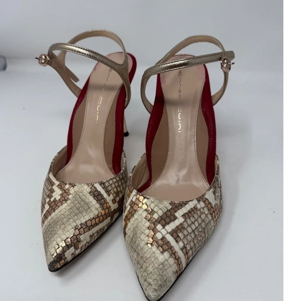 Enrico Cuini Faye Fireworks heels Women's‎ size 37.5